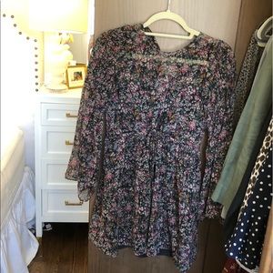 Zara floral dress